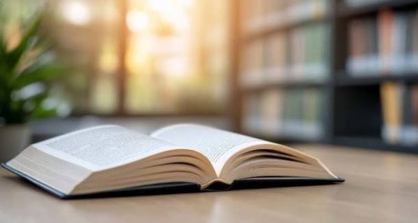  عکس کتاب باز روی میز برای پروفایل