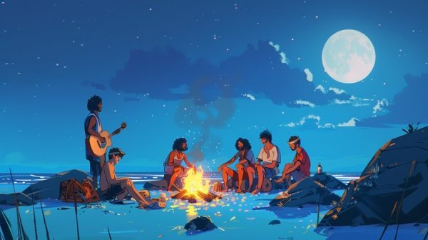  عکس دریا در شب