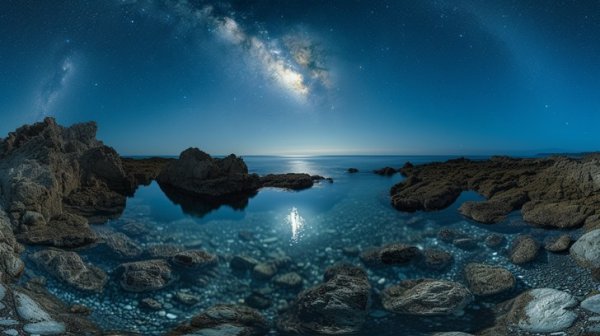  عکس دریا در شب