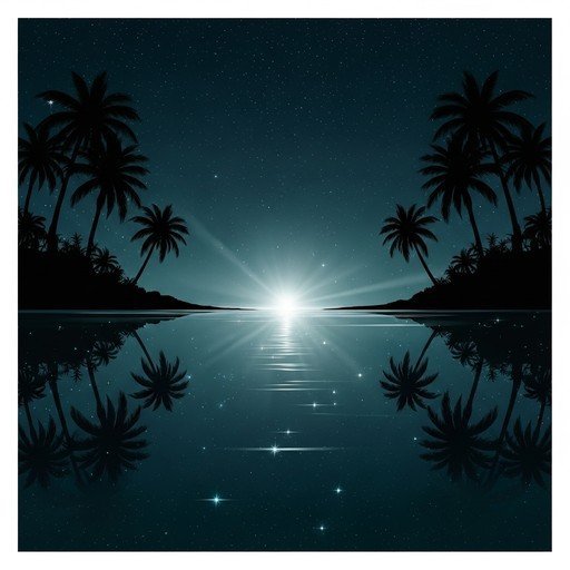  عکس دریا در شب