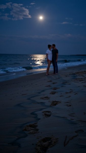  عکس دریا در شب