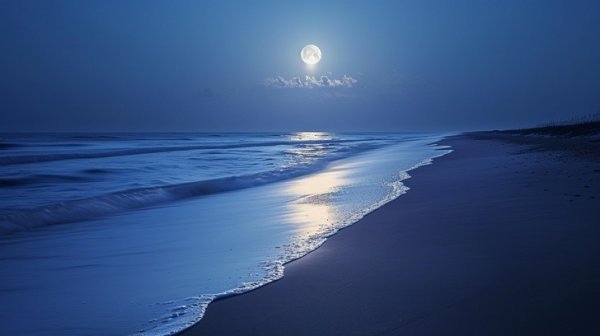  عکس دریا در شب