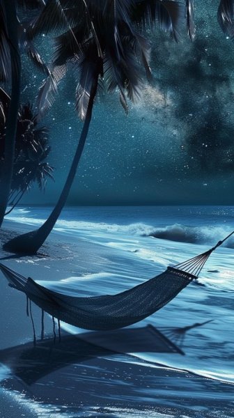  عکس دریا در شب