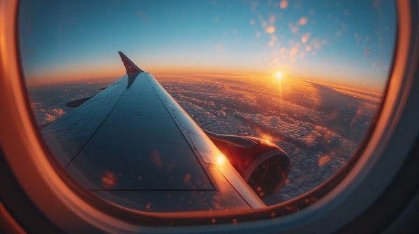  عکس پنجره هواپیما برای استوری