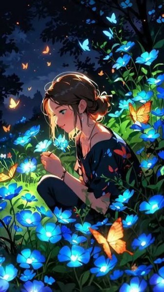  عکس انیمه ای دخترانه فانتزی با کیفیت بالا