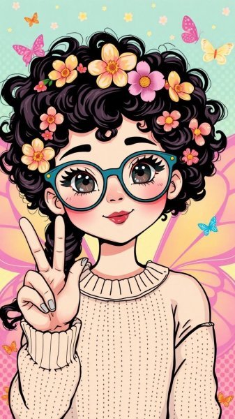  دانلود عکس دخترانه فانتزی برای پروفایل رایگان