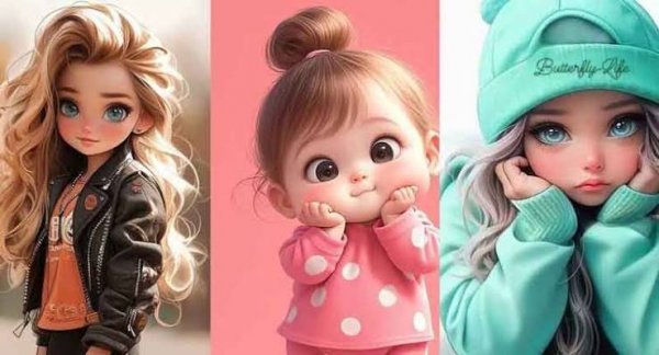  عکس پروفایل عروسکی دخترانه