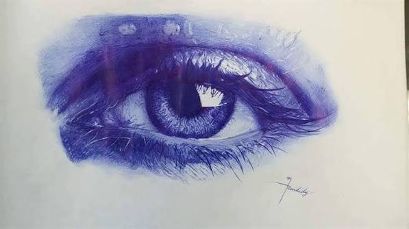  نقاشی چشم زیبا برای تصویر زمینه