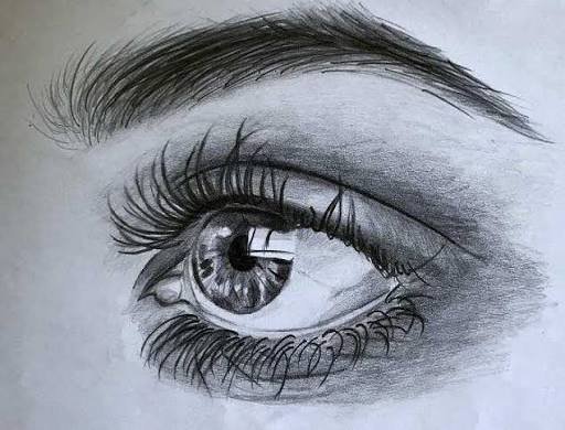  نقاشی چشم زیبا و آسان