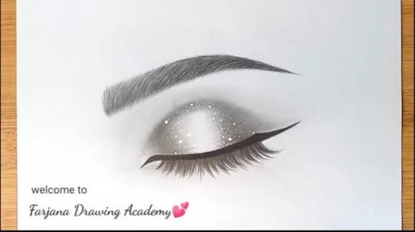  نقاشی چشم زیبا و آسان