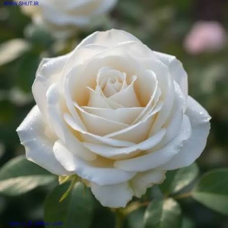  عکس گل رز سفید عاشقانه