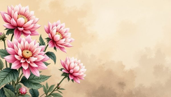  عکس گل داوودی برای پس زمینه