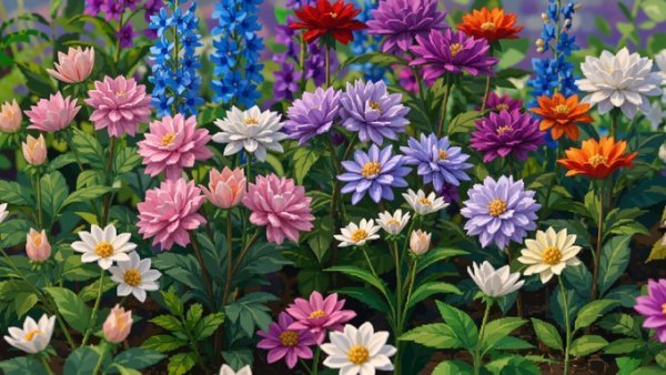  عکس گل داوودی برای پس زمینه