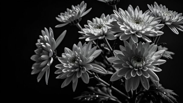  عکس گل داوودی برای پس زمینه