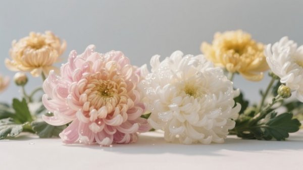  عکس گل داوودی برای پس زمینه