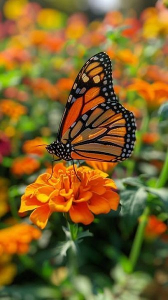  دانلود عکس پروانه زیبا روی گل ها برای پروفایل