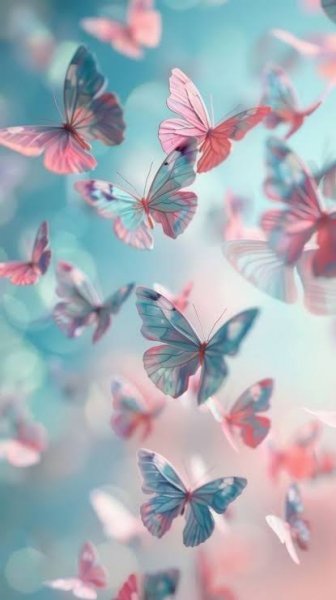  عکس زیبا و کیوت پروانه و گل برای بک گراند با کیفیت hd
