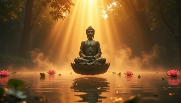  عکس زیبا مجسمه بودا برای پروفایل