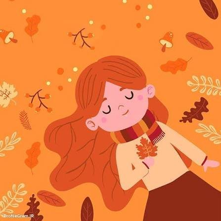  عکس دختر پاییزی برای پروفایل
