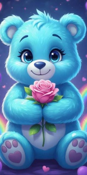  عکس خرس های کارتونی کیوت برای پروفایل BFF