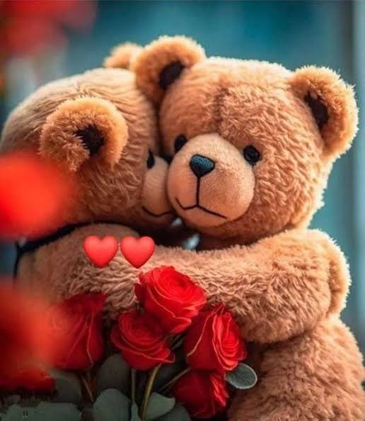  والپیپر خرس کارتونی عاشقانه برای گوشی