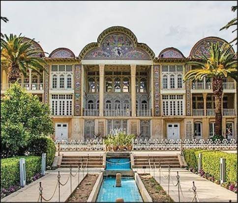  عکس باغ و کاخ ارم شیراز
