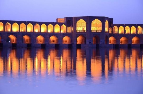  عکس پل خاجو اصفهان