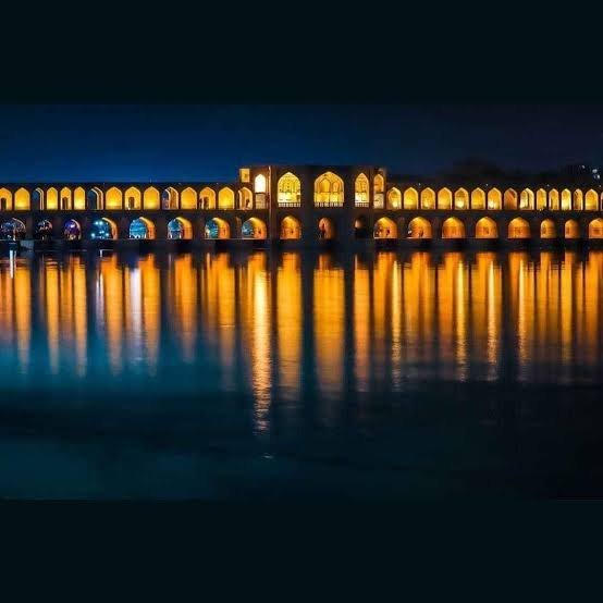  عکس پل خاجو اصفهان