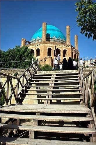  عکس گنبد سلطانیه زنجان