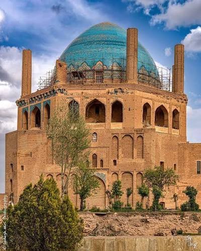  عکس گنبد سلطانیه زنجان