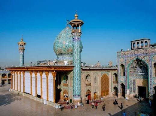 عکس تاریخی آرامگاه شاه چراغ شیراز