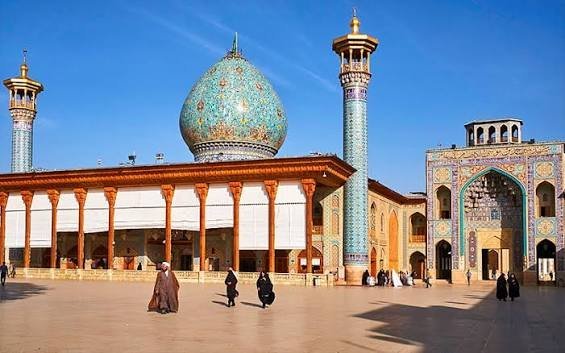  عکس تاریخی آرامگاه شاه چراغ شیراز