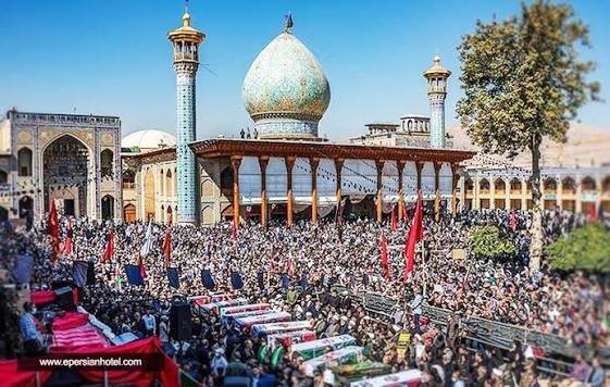  عکس تاریخی آرامگاه شاه چراغ شیراز
