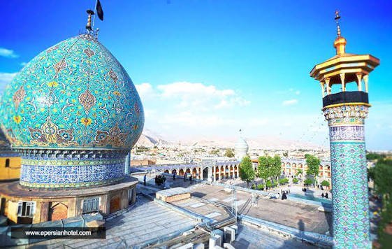  عکس تاریخی آرامگاه شاه چراغ شیراز