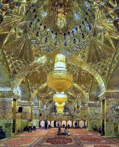 عکس داخل حرم شاه چراغ