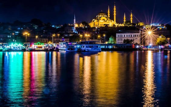  عکس استانبول ترکیه در شب