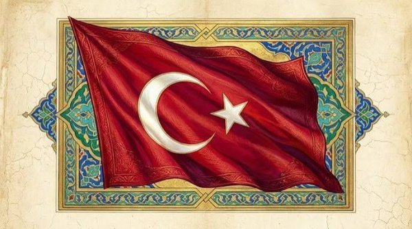  نقاشی پرچم ترکیه آسان