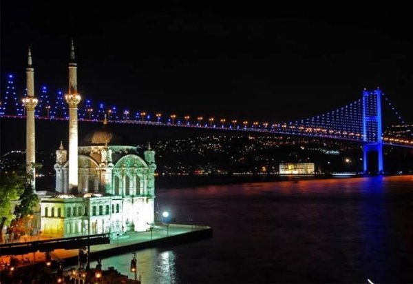  عکس پل بسفر استانبول در شب
