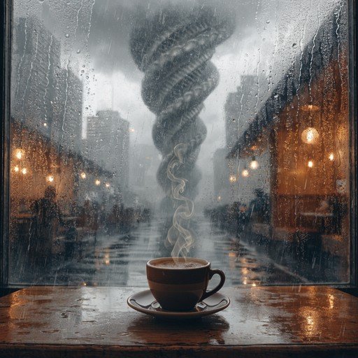  عکس پروفایل کافه لاکچری در شب بارانی