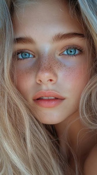  عکس زن چشم آبی خوشگل