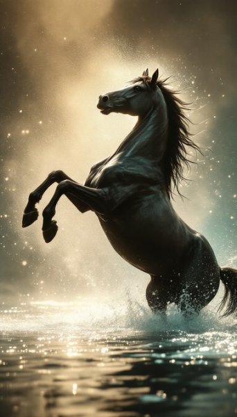  عکس اسب سیاه برای پس زمینه لپ تاپ