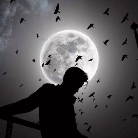  بک گراند پسر تنها در تاریکی شب با کیفیت بالا