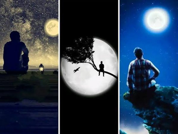  بک گراند پسر تنها در تاریکی شب با کیفیت بالا