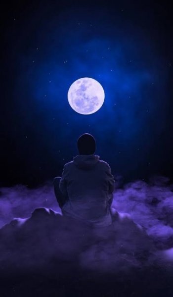  بک گراند پسر تنها در تاریکی شب با کیفیت بالا