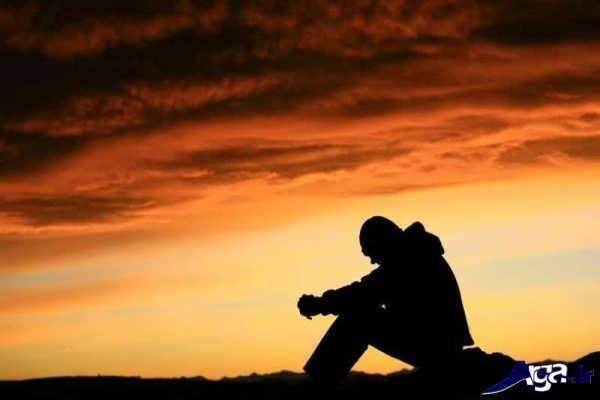  عکس مرد خسته و تنها