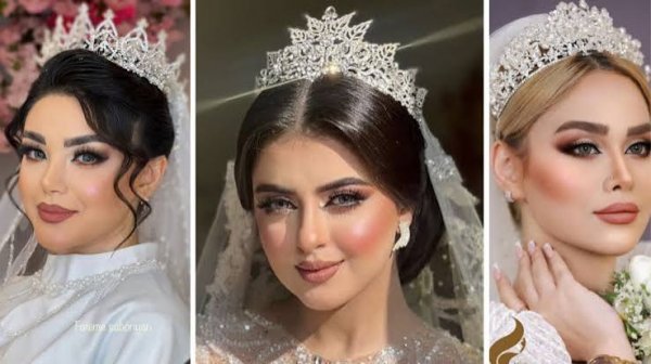 عکس تاج عروس اروپایی