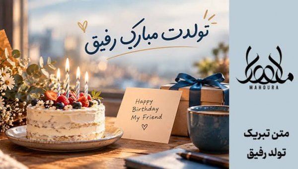  عکس نوشته تولدت مبارک
