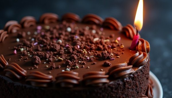  عکس کیک تولد ساده خانگی با شمع های رنگارنگ