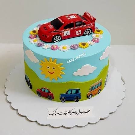  عکس کیک تولد ساده و شیک پسرانه