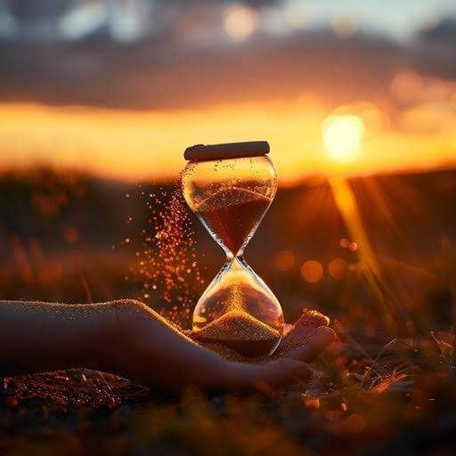  دانلود عکس پس زمینه ساعت شنی با کیفیت بالا